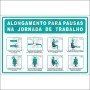 Alongamento para pausas na jornada de trabalho 